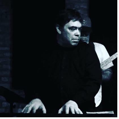 Phil Aiken with band at Harpoon Brewery